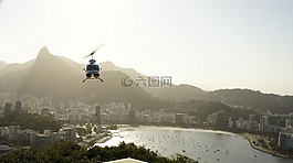 里約熱內(nèi)盧,直升機(jī),海灘