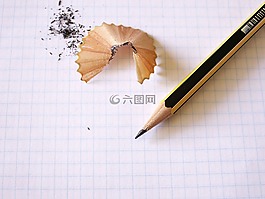 鉛筆,請注意,紙