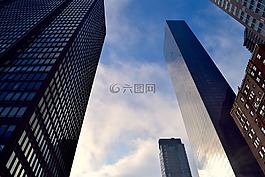 紐約城,摩天樓,白天