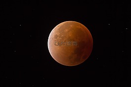 血月,月亮黑暗,月球