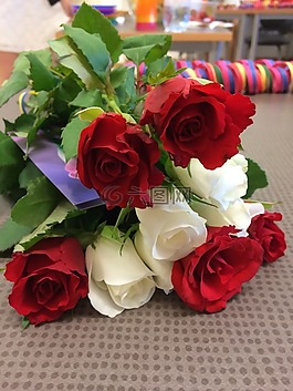 玫瑰,紅色,鮮花