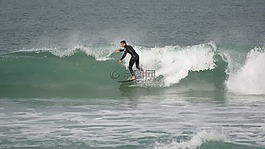 沖浪,海洋,波