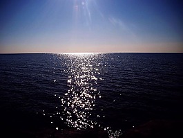 海洋,水,太陽