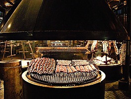 烤架,肉,好吃
