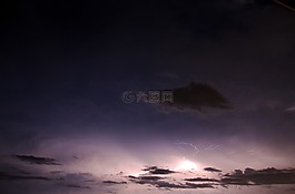 雷聲,閃電,云
