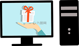 屏幕,計算機,禮物