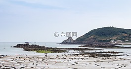 島,土地,綠色