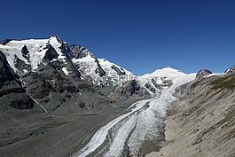 gro?glockner,冰川,巴斯特澤
