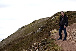 走,徒步旅行,山