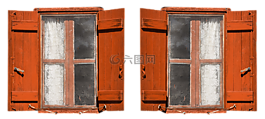 窗口,快門,老
