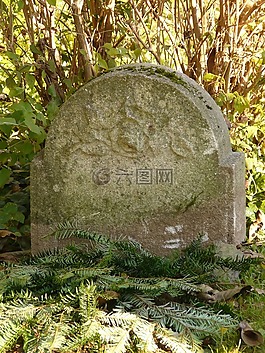 墳?zāi)?墓碑,石