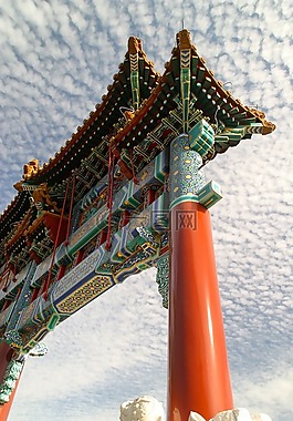 himmelstor,中國,廟