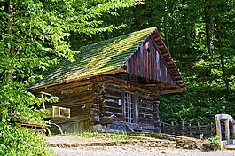 sanok,露天博物馆,农村的平房