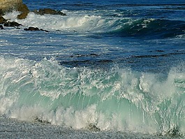 海,沖浪,波
