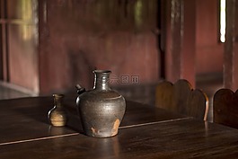 旧家具,老,花瓶