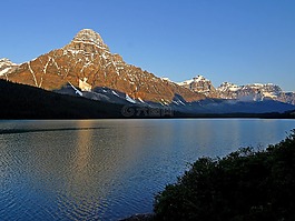 湖,山,休息