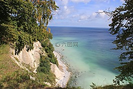 爾根,rügen 島,白崖