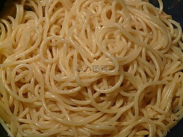 意大利面,吃,食品
