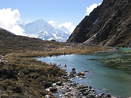 湖,尼泊爾,景觀