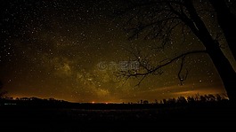 银河,星星,夜
