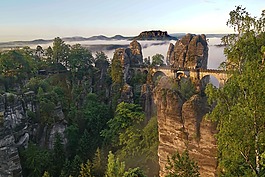 bastei,撒克逊瑞士,自然景观