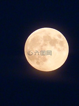 滿(mǎn)月,月球,夜