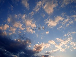 在晚上,天空,日落