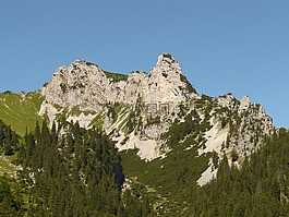 sebenspitze,山,高山