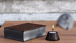 圖書,蠟燭,信息