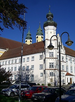 修道院,紅色紅色,klosterhof