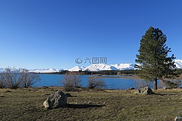 湖,景觀,旅行