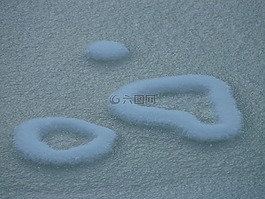 心臟,雪,冰
