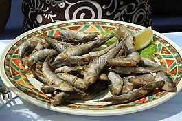 沙丁鱼,吃,鱼