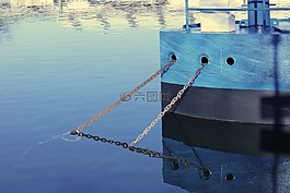 浮桥,水,端口