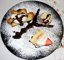 甜,蛋糕,菜