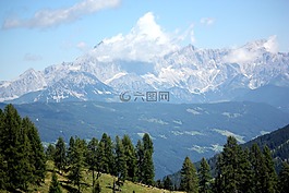 奧地利,阿爾卑斯山,夏季