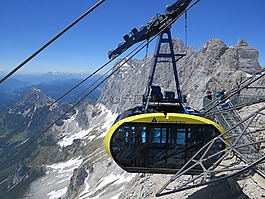 索道,山,岩石