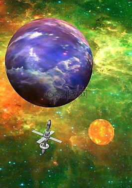 空間站,空間,衛星