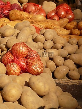 土豆,洋蔥,蔬菜