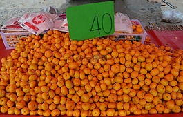 桔子,水果,食品