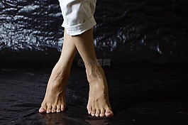 腿,女性,腳