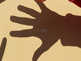 皮影戲,手,影子