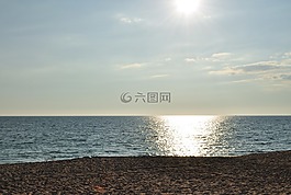 太陽(yáng),海,背光
