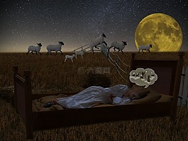晚安,睡眠,睡著了