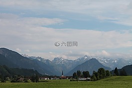 山,教會(huì),尖頂