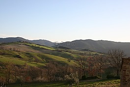 托斯卡納,景觀,全景