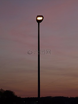 路燈,燈籠,abendstimmung