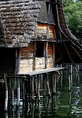 棚屋,unteruhldingen,博登湖