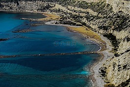海滩,悬崖,海