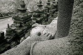 羅浮,印度尼西亞,寺
